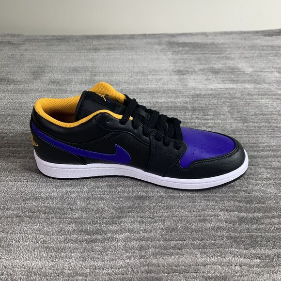 Nike Air Jordan 1 Low Mens 11.5 "Dark Concord" (553558-075) Lakers Purple NEW - Picture 6 of 10